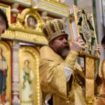 Митрополит Симферопольский и Крымский Тихон возглавил всенощное бдение в кафедральном соборе святого благоверного князя Александра Невского г. Симферополя в канун  дня памяти Корсунской иконы Божией Матери.