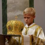 В Неделю 5-ю по Пятидесятнице, праздник Тихвинской иконы Божией Матери епископ Каллиник совершил Божественную литургию в кафедральном Александро-Невском соборе г.Симферополя.