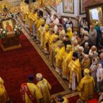 Митрополит Симферопольский и Крымский Тихон возглавил Божественную литургию престольного праздника в Александро-Невском кафедральном соборе г. Симферополя