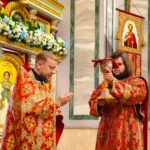 Богослужения в Александро-Невском кафедральном соборе в праздник Воскресения Словущего