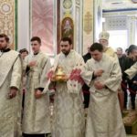 В праздник Обрезания Господня епископ Ялтинский Нестор возглавил Литургию в кафедральном соборе святого благоверного князя Александра Невского г. Симферополя.