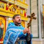 Литургия в праздник Сретения Господня в кафедральном соборе святого благоверного князя Александра Невского.