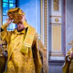 Богослужение  в праздник Сретения Владимирской иконы Божией Матери в кафедральном Александро-Невском соборе