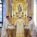 В ПРАЗДНИК ВОЗНЕСЕНИЯ ГОСПОДНЯ ЕПИСКОП ЯЛТИНСКИЙ НЕСТОР СОВЕРШИЛ ЛИТУРГИЮ В КАФЕДРАЛЬНОМ СОБОРЕ СВЯТОГО БЛАГОВЕРНОГО КНЯЗЯ АЛЕКСАНДРА НЕВСКОГО Г. СИМФЕРОПОЛЯ.