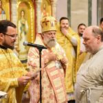 Архиерейское богослужение в Неделю 9-ю по Пятидесятнице в кафедральном Александро-Невском соборе г. Симферополя.