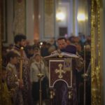 Праздничные богослужения в Александро-Невском кафедральном соборе в праздник Всемирного Воздвижения Честного и Животворящего Креста Господня