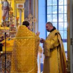 Литургия  в Неделю 15-ю по Пятидесятнице в кафедральном Александро-Невском соборе