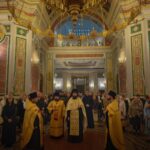 В неделю 21-ю по Пятидесятнице в Александро-Невском кафедральном соборе прошли воскресные богослужения