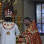 В Неделю 17-ю по Пятидесятнице, по Воздвижении,  Преосвященный Каллиник, епископ Бахчисарайский совершил Божественную литургию в нижнем храме имени св.Гурия Таврического, кафедрального Свято- Александро- Невского собора г.Симферополя.