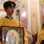 Всенощное бдение в канун Недели 25-й по Пятидесятнице в кафедральном Александро-Невском соборе.