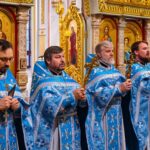 Праздничные богослужения в день празднования Введения во храм Пресвятой Богородицы, в кафедральном соборе святого благоверного князя Александра Невского