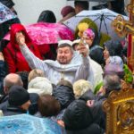 Литургия в кафедральном Свято-Александро-Невском соборе в праздник Крещения Господня.