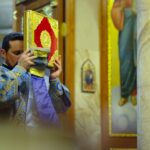 Праздничные богослужения в нижнем храме Александро-Невского кафедрального собора в день празднования Казанской иконы Божией Матери