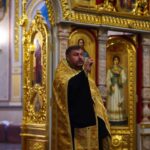 Богослужение  кафедральном Свято-Александро-Невском  соборе в канун Недели 16-й по Пятидесятнице