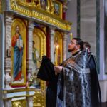 Утреня с чтением 12-ти Страстных Евангелий в кафедральном Свято-Александро-Невском соборе.