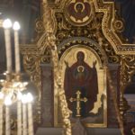 Утреня с чином Погребения Плащаницы Пресвятой Богородицы в кафедральном соборе святого благоверного князя Александра Невского г. Симферополя.