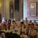 Воскресные богослужения в Александро-Невском кафедральном соборе в Неделю 12-ю по Пятидесятнице