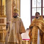 В НЕДЕЛЮ 3-Ю ПО ПЯТИДЕСЯТНИЦЕ, ЕПИСКОП БАХЧИСАРАЙСКИЙ КАЛЛИНИК СОВЕРШИЛ БОЖЕСТВЕННУЮ ЛИТУРГИЮ В АЛЕКСАНДРО-НЕВСКОМ КАФЕДРАЛЬНОМ СОБОРЕ Г. СИМФЕРОПОЛЯ.