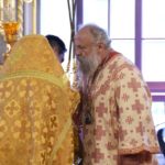 Архиерейское богослужение в Неделю 9-ю по Пятидесятнице в кафедральном Александро-Невском соборе г. Симферополя.