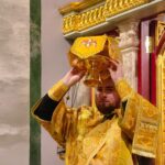 Божественная литургия в Неделю 16-ю по Пятидесятнице в кафедральном соборе святого благоверного князя Александра Невского