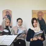 В ВОССТАНОВЛЕННОМ ХРАМЕ 4-Х СВЯТИТЕЛЕЙ МОСКОВСКИХ ПЕТРА, АЛЕКСИЯ, ИОНЫ И ФИЛИППА В ПРЕСТОЛЬНЫЙ ПРАЗДНИК ЕПИСКОП КАЛЛИНИК СОВЕРШИЛ ПЕРВУЮ БОЖЕСТВЕННУЮ ЛИТУРГИЮ.
