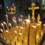 Вечернее богослужение и Парастас в канун Вселенской ( мясопустной) родительской субботы в кафедральном Александро-Невском соборе.