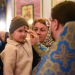 Всенощное бдение в канун Недели 3-й Крестопоклонной в кафедральном Александро-Невском соборе.