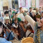 Молебен для учащих и учащихся перед началом учебного года в кафедральном Свято-Александро-Невском соборе г. Симферополя.