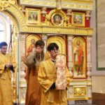 Архиерейское богослужение в Неделю 9-ю по Пятидесятнице в кафедральном Александро-Невском соборе г. Симферополя.