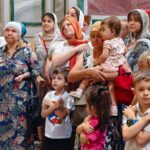 Божественная литургия в Неделю 6-ю по Пасхе в кафедральном Александро-Невском соборе.
