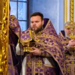 Божественная литургия в субботу первой седмицы Великого поста в кафедральном соборе святого благоверного князя Александра Невского.