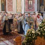 Утреня с чином Погребения Плащаницы Пресвятой Богородицы в кафедральном соборе святого благоверного князя Александра Невского г. Симферополя.